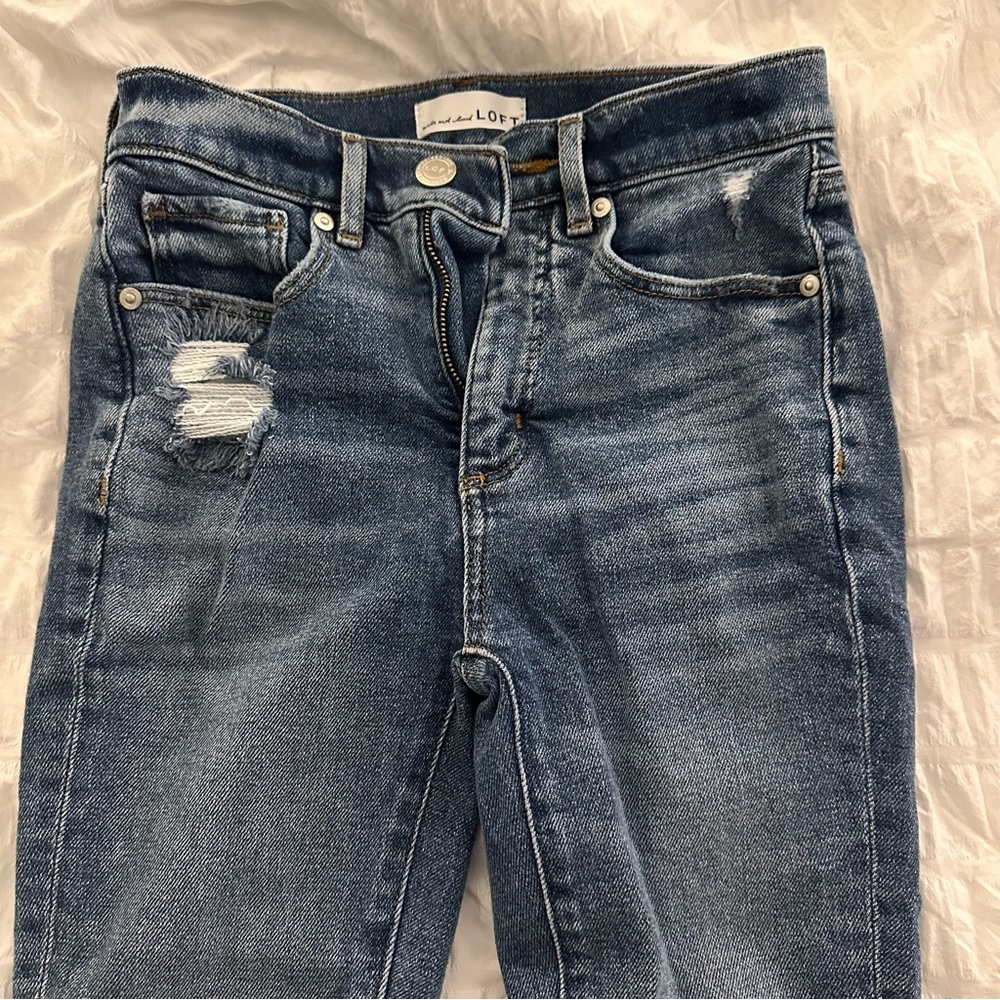 Loft Jeans High Waist Skinny Ankle | 24 Petite 00
